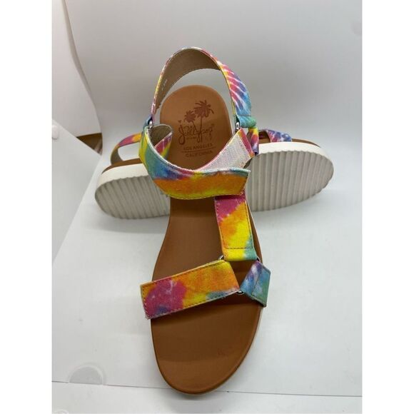 JELLYPOP RAINBOW TYD DYE QUESTS SANDALS
WOMENS Size 8.5 - Picture 9 of 12